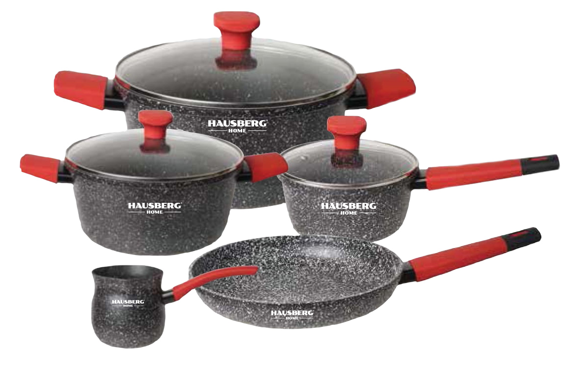 8 PCS FORGED COOKWARE SET